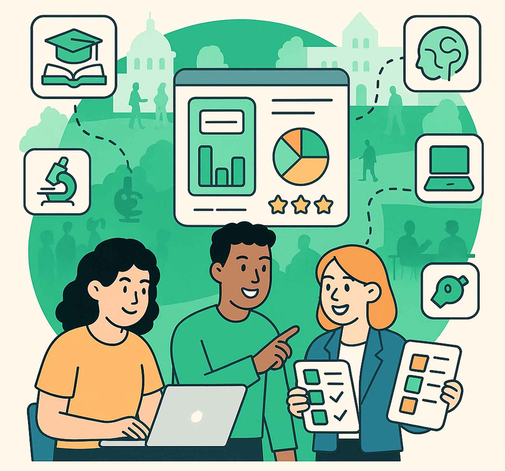 Conçu pour les étudiants, approuvé par les écoles